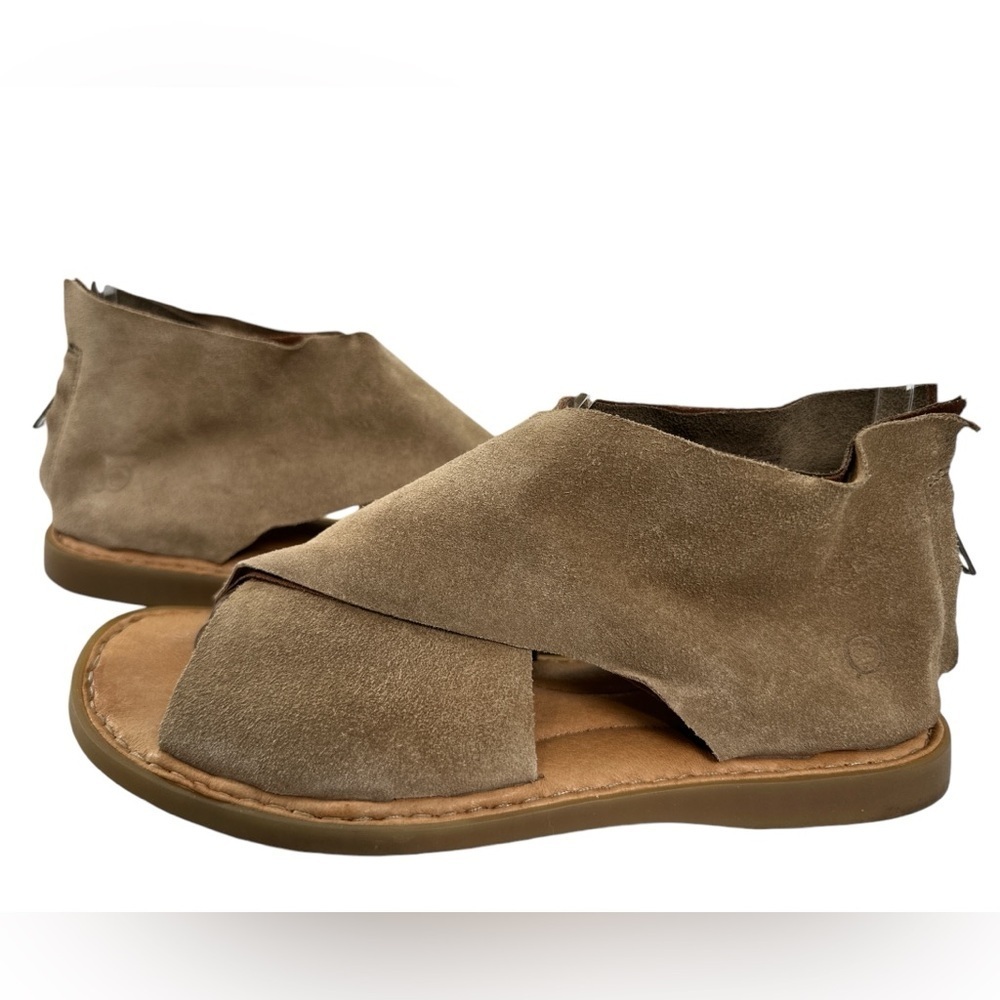 Born‎ Iwa Taupe Suede Sandal *FLAWED